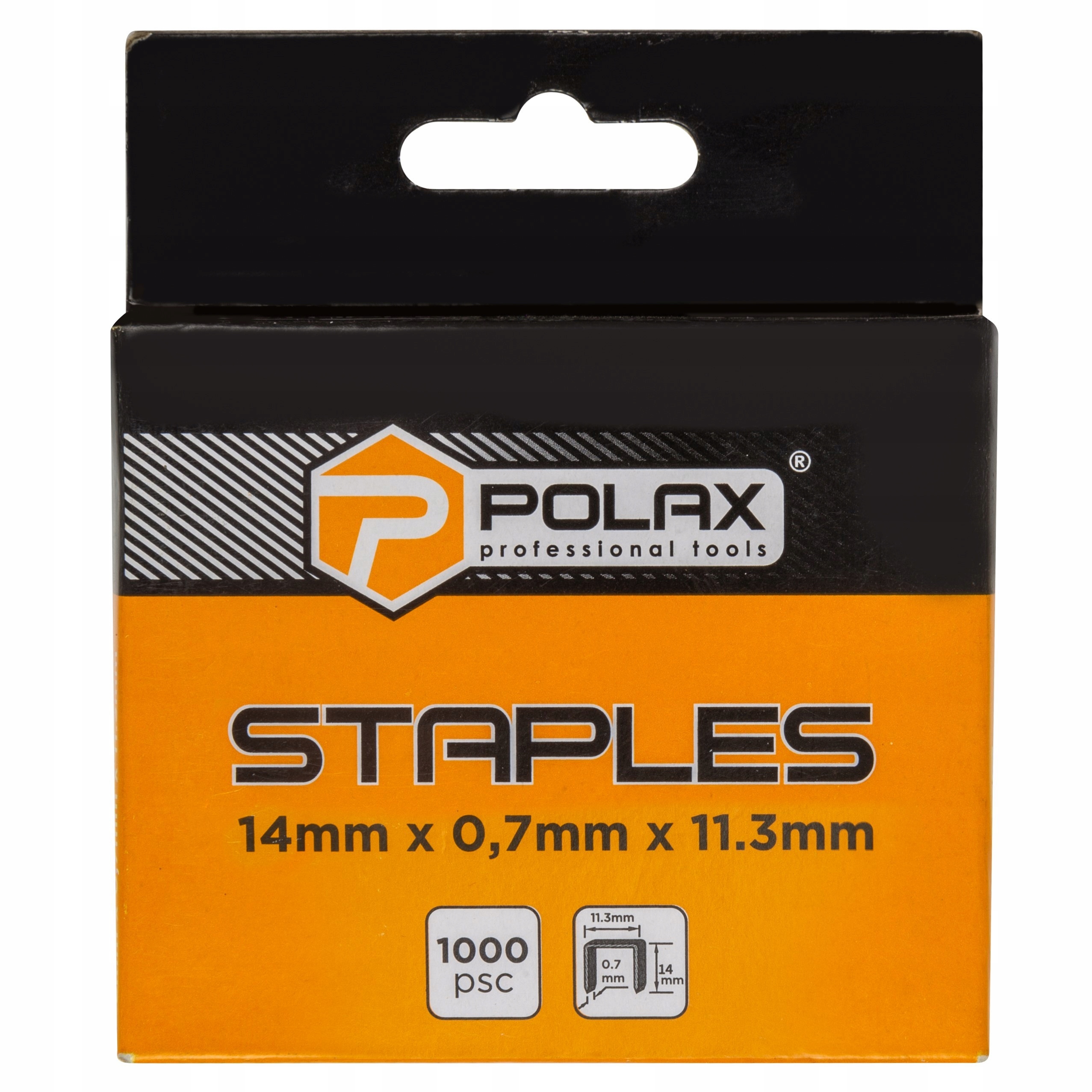 Zszywki typ 53 (530/A) rozmiar 14mm POLAX - TAPICERSKIE ZSZYWKI TAKER Marka Polax