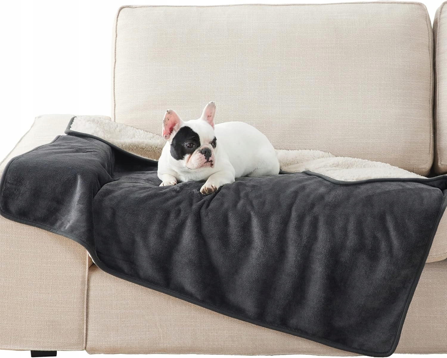 Lesure Wodoodporna Koc Dla Dużych Psów 100x120cm Szara