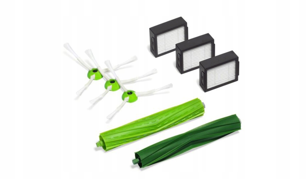 Polmak Zestaw szczotek i filtrów do iRobot Roomba e/i/j, Combo i/j5