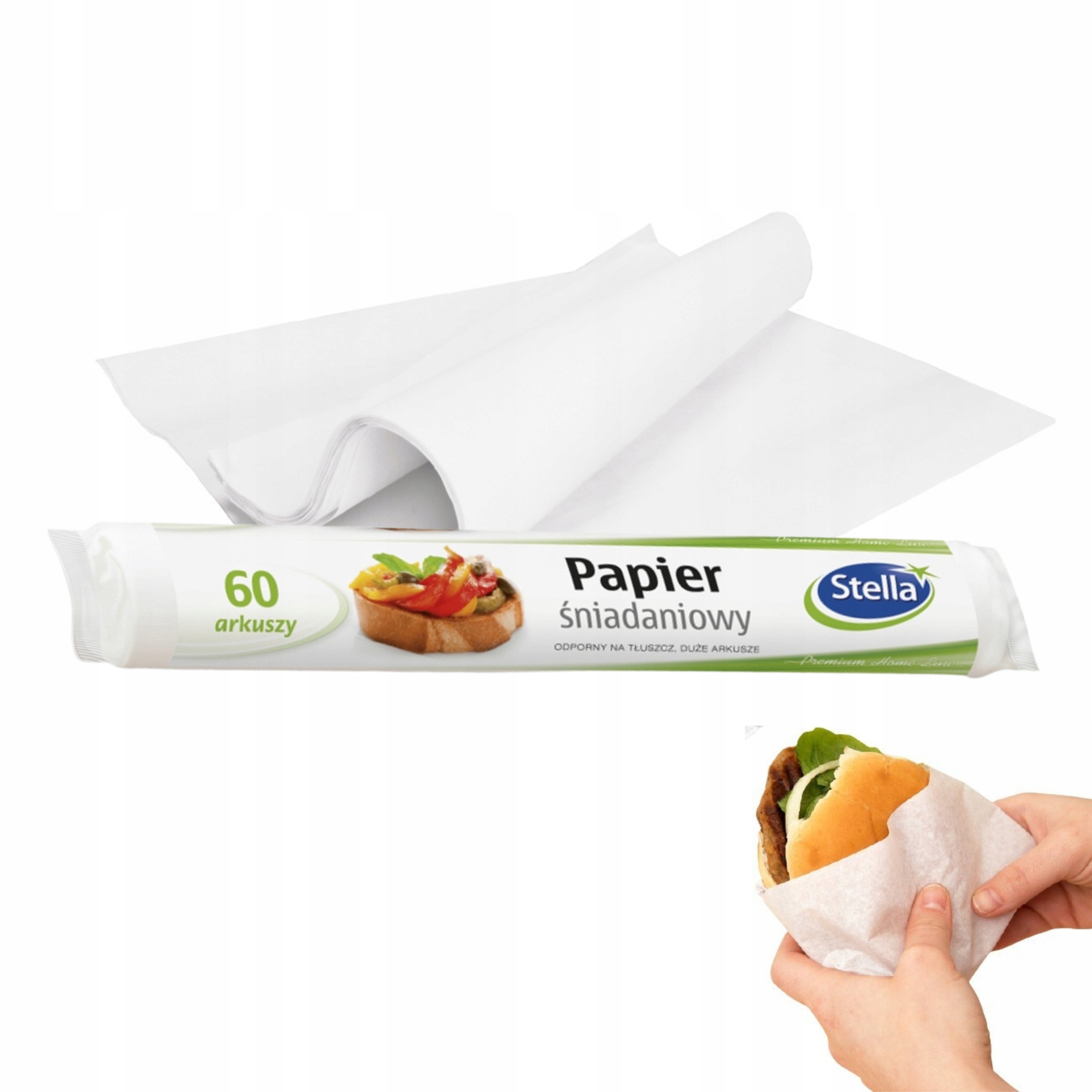 

Papier Śniadaniowy Stella 60 Arkuszy w rolce