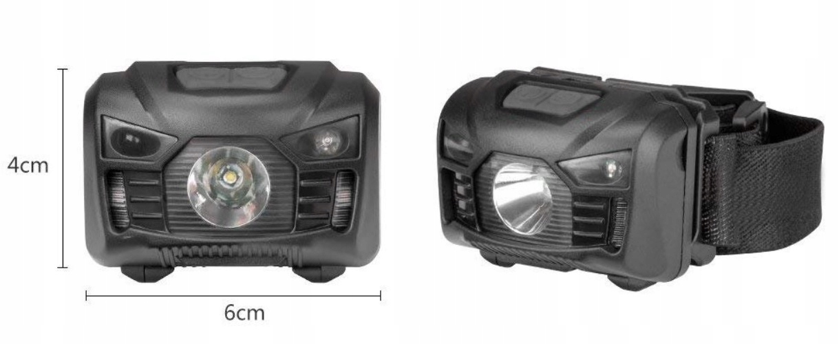 LATARKA CZOŁOWA CZOŁÓWKA LED USB AKUMULATOROWA Marka Vayox