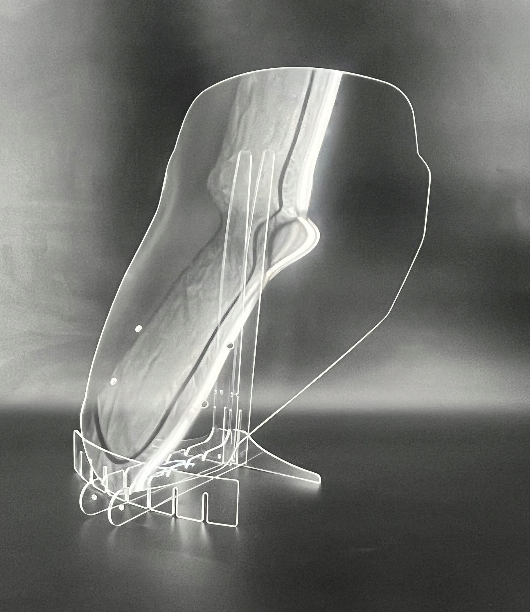 Triumph Rocket 3 Gt (2019-2024) 56 cm Tall Touring Flip Up Sklo motocykel