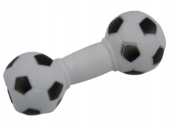 

Zabawka dla psa piłka piszczący Hantel 18cm