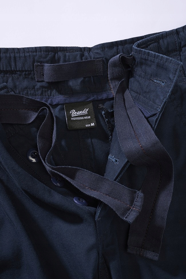 Spodnie BRANDIT Pure Slim Fit Navy 5XL Materiał dominujący bawełna
