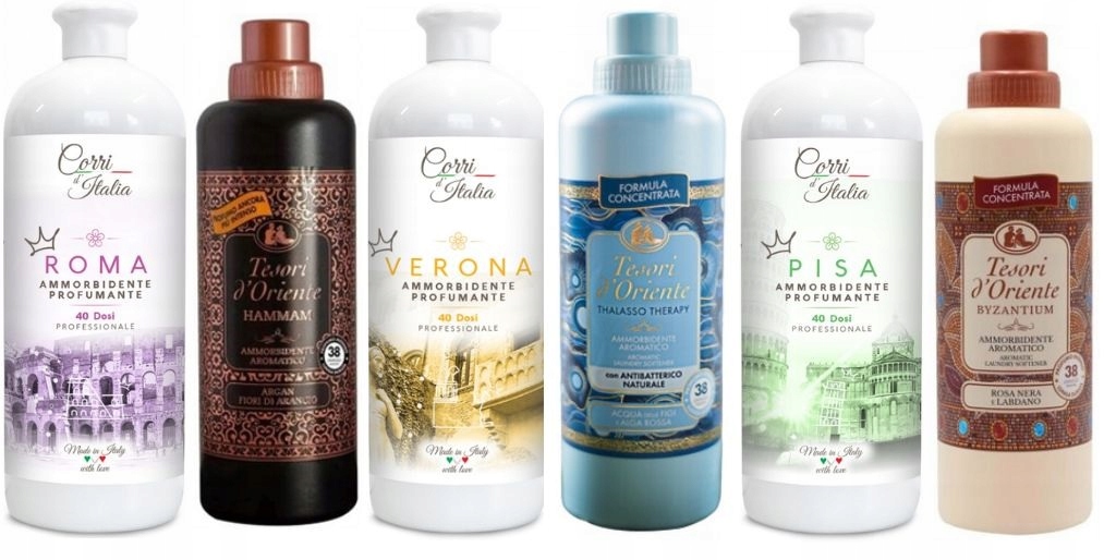 Levně Sada 6 Krásných Tekutin Corri d`ITALIA a Tesori d`ORIENTE G