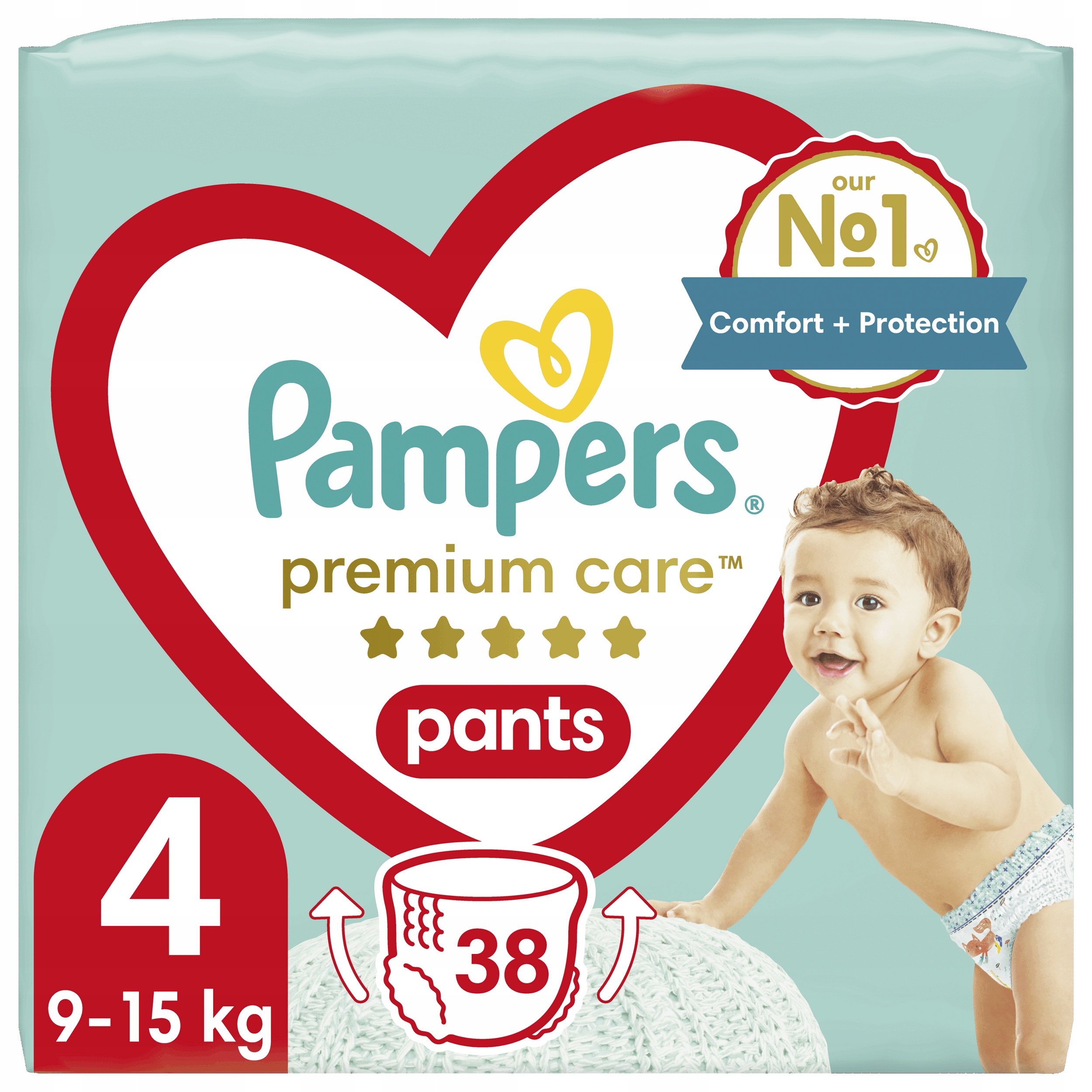 Pampers Premium Care 4 38 szt. 9-15 kg Pieluchomajtki