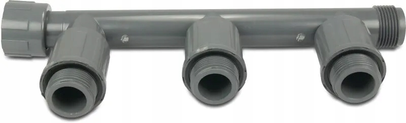Rain Bird Kolektor Pvc 1" matice Gw x Gz 10,5bar šedý 4 skupiny RB1301-410