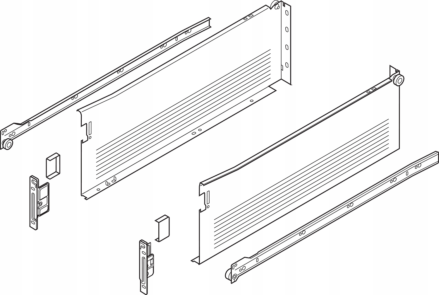 

Blum 320H4500C15 szuflada Metabox 450 H=150 krem