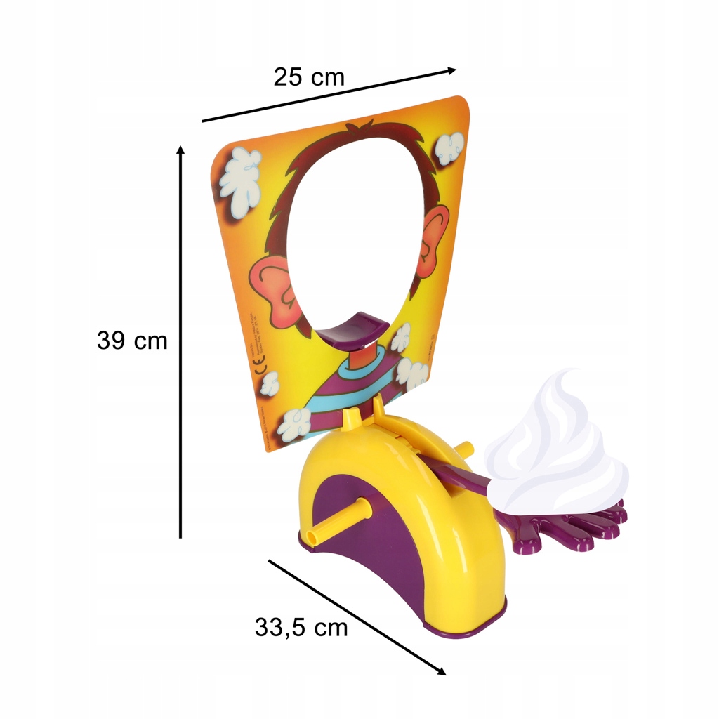Gra Towarzyska PIE FACE Ciastem w twarz Minimalna liczba graczy 1