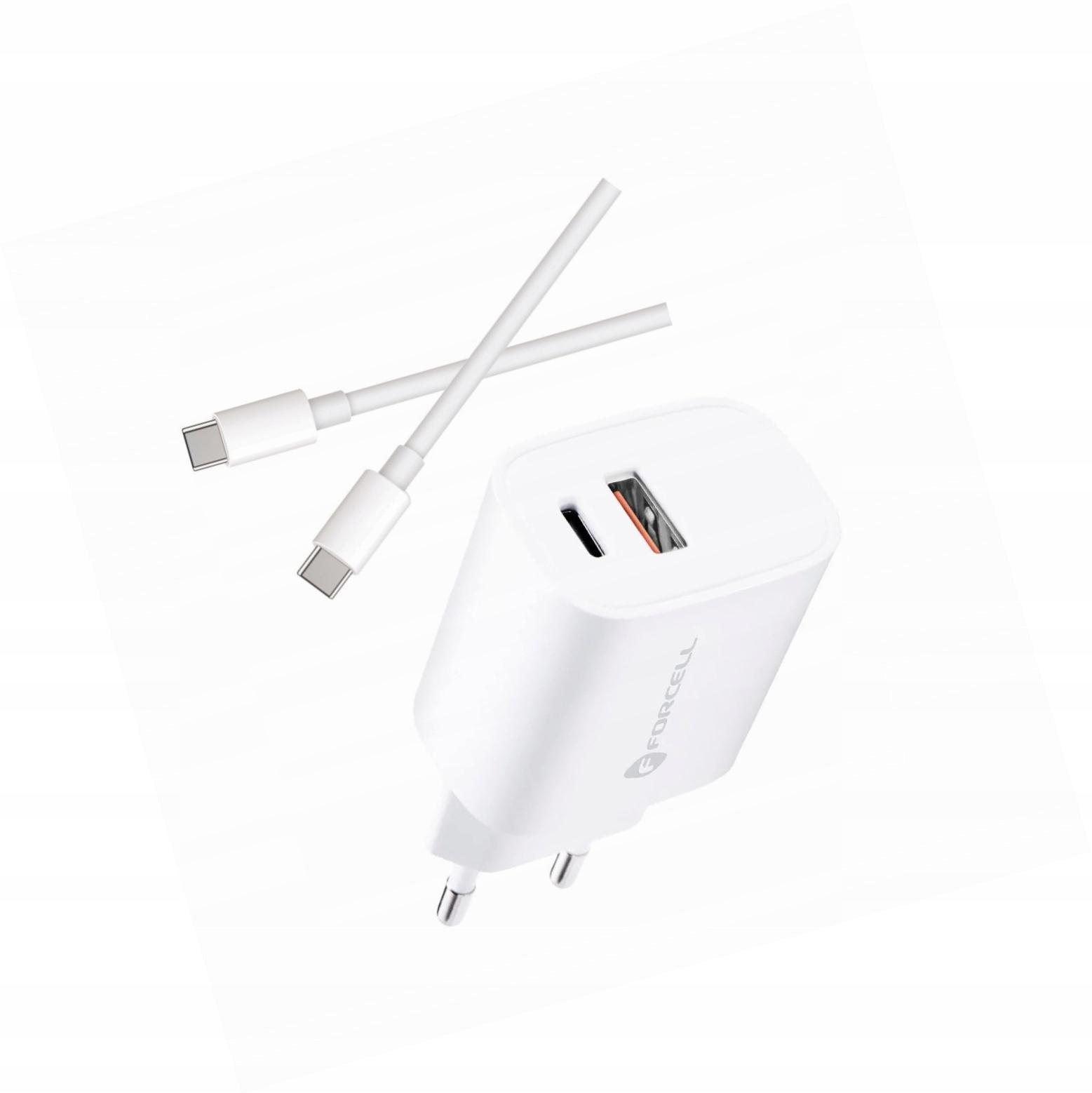 Szybka ładowarka 30W 2 wejścia z kablem Usb-c do Samsung galaxy S20 Ultra