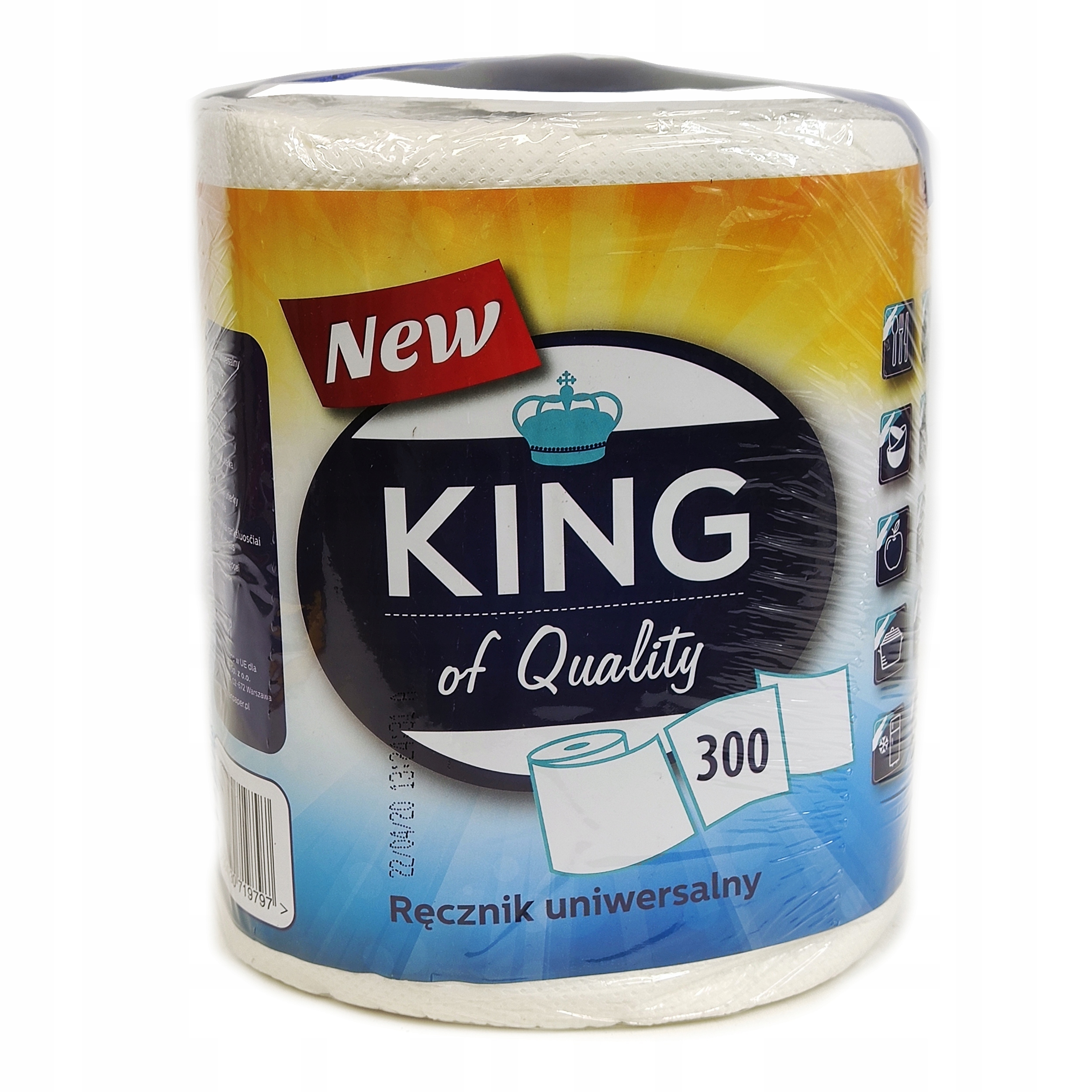 

Ręcznik Papierowy Kuchenny King 300 Listków Jumbo