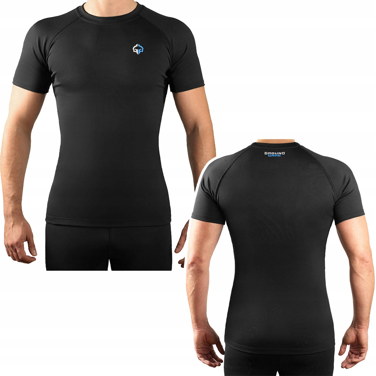 Rashguard męski z krótkim rękawem Ground Game Essential Logo r. M