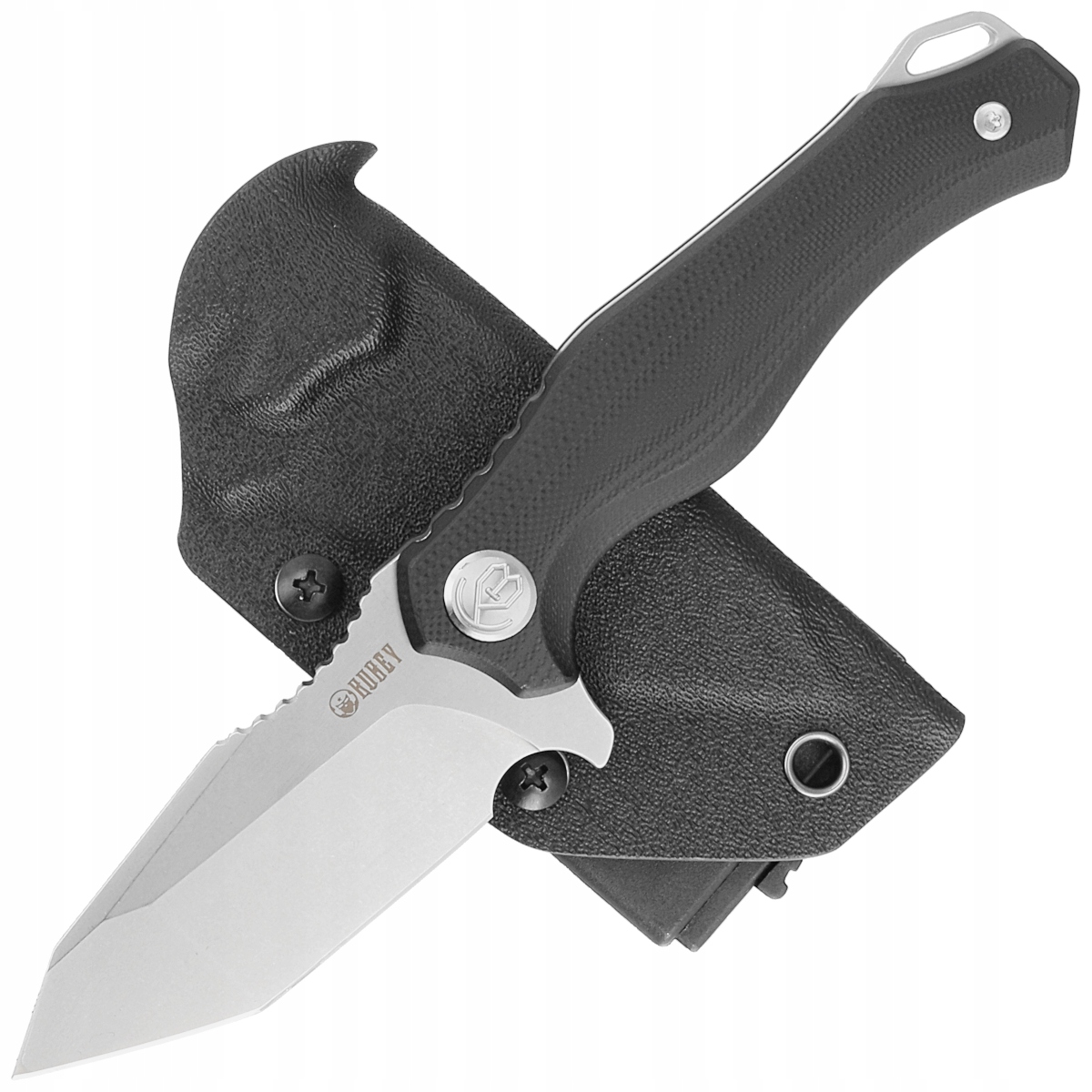Nůž Kubey Knife Golf Black G10, Beadblasted AUS-10 (KU230C)
