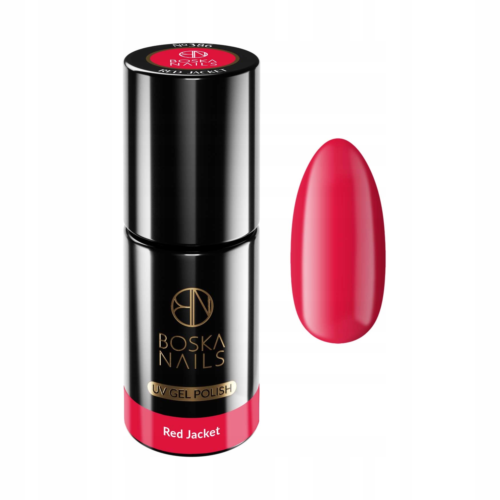 

Lakier Hybrydowy Uv Led 386 Red Jacket Boska Nails