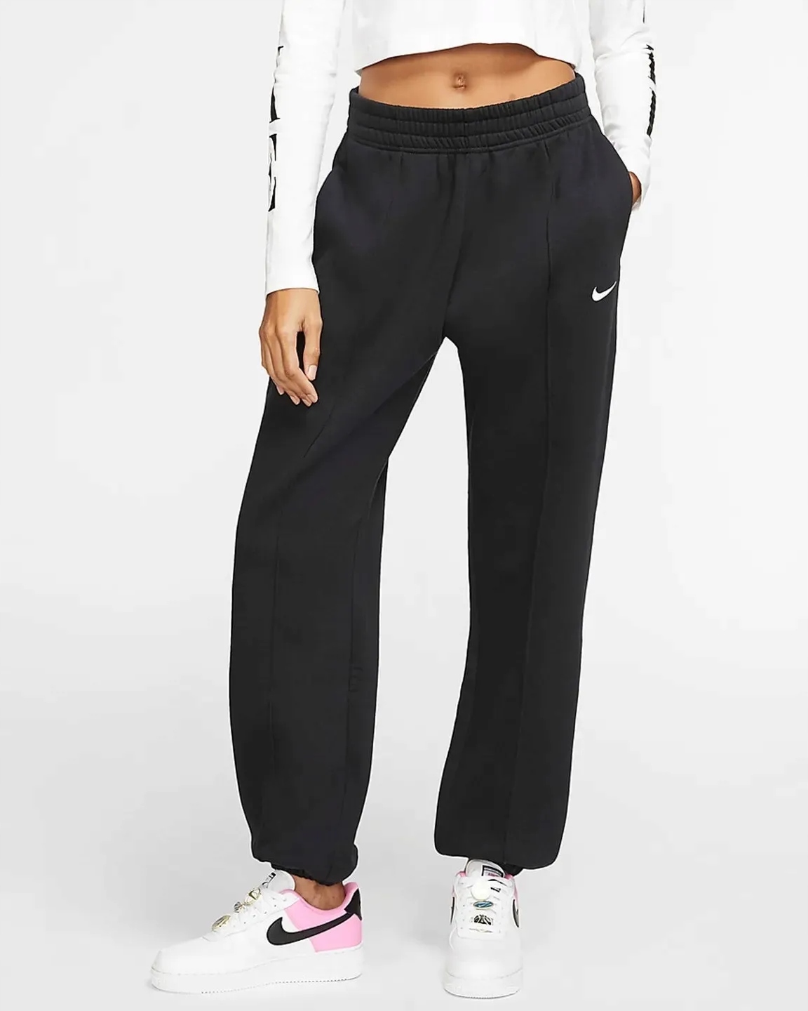 Dámské teplákové kalhoty Nike Loose Fit oversize černé BV4089-010 vel. M