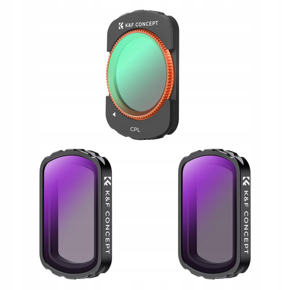 Sada polarizačních filtrů Cpl ND4 ND8 pro Dji Osmo Pocket 3 K&f
