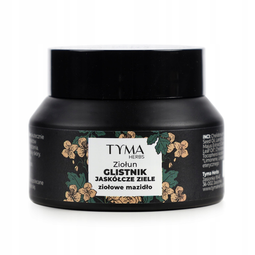 Ziołun ziołowe mazidło z Glistnika Jaskółcze Ziele Tyma Herbs 50 ml