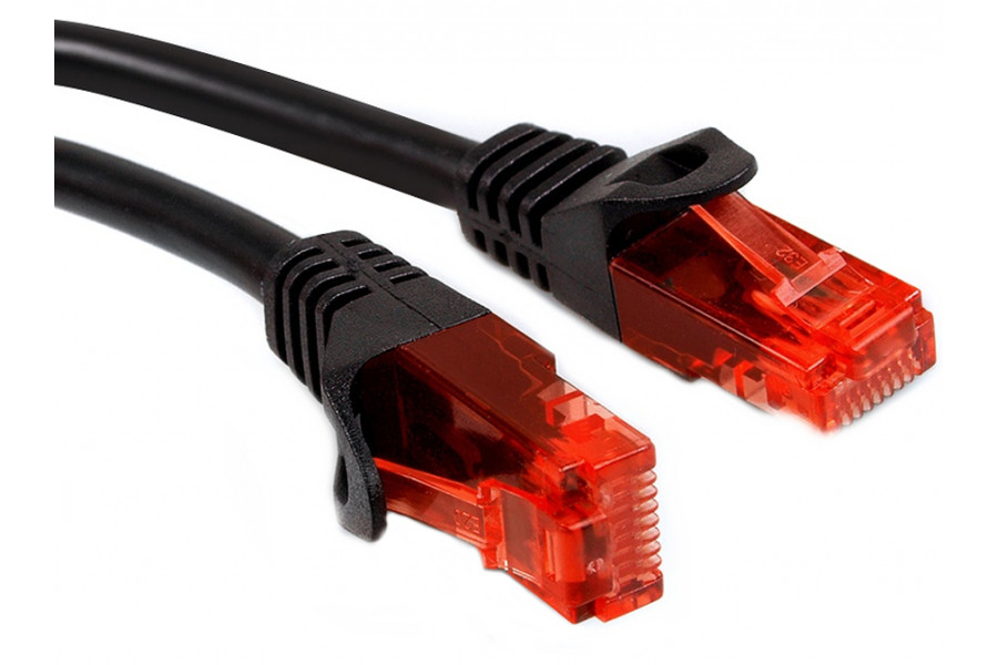 Patchcord Maclean U/UTP 6 RJ45 / RJ45 3 m czarny