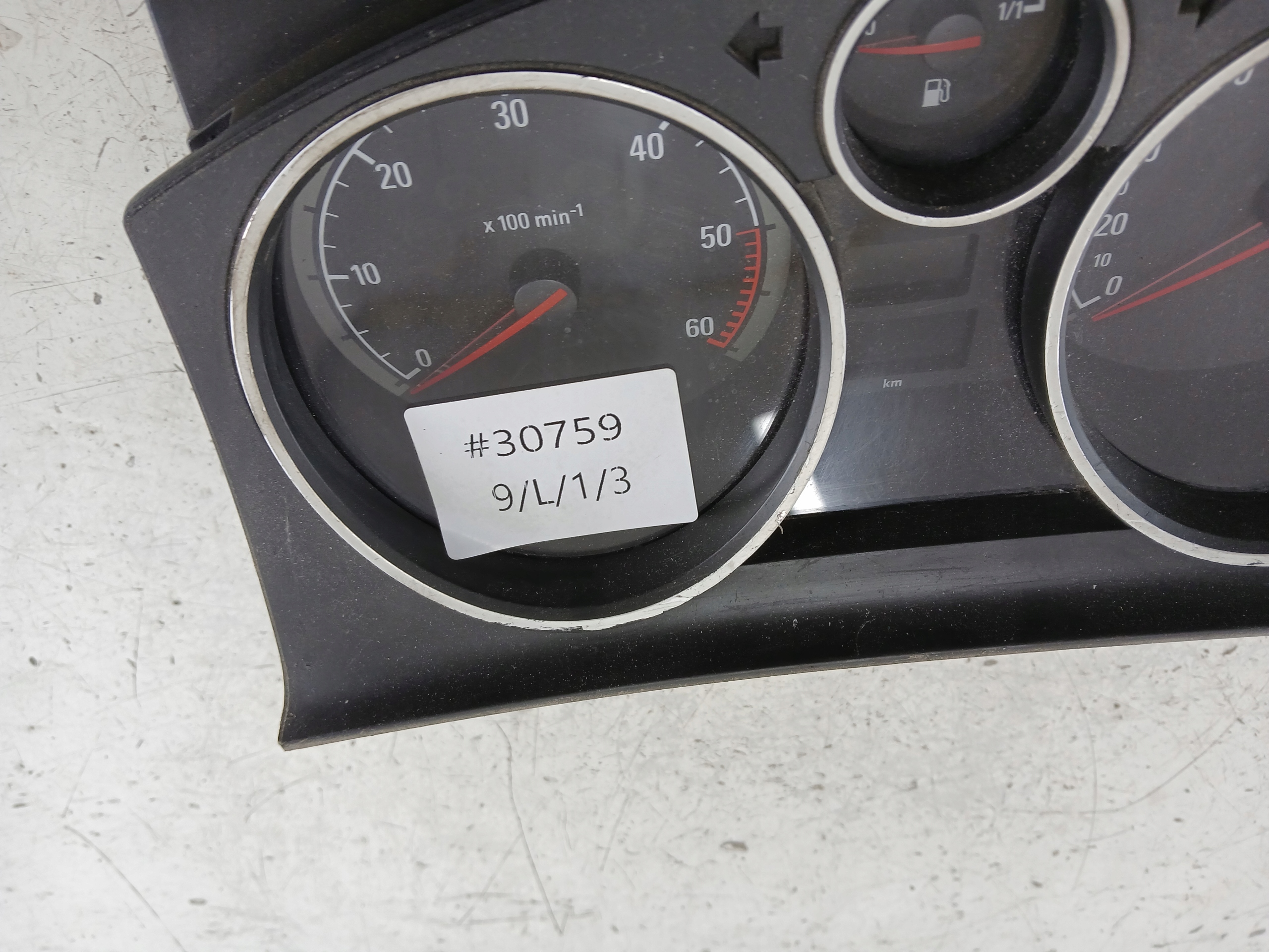 OPEL ZAFIRA B 1.9 CDTI dials dials 13225981