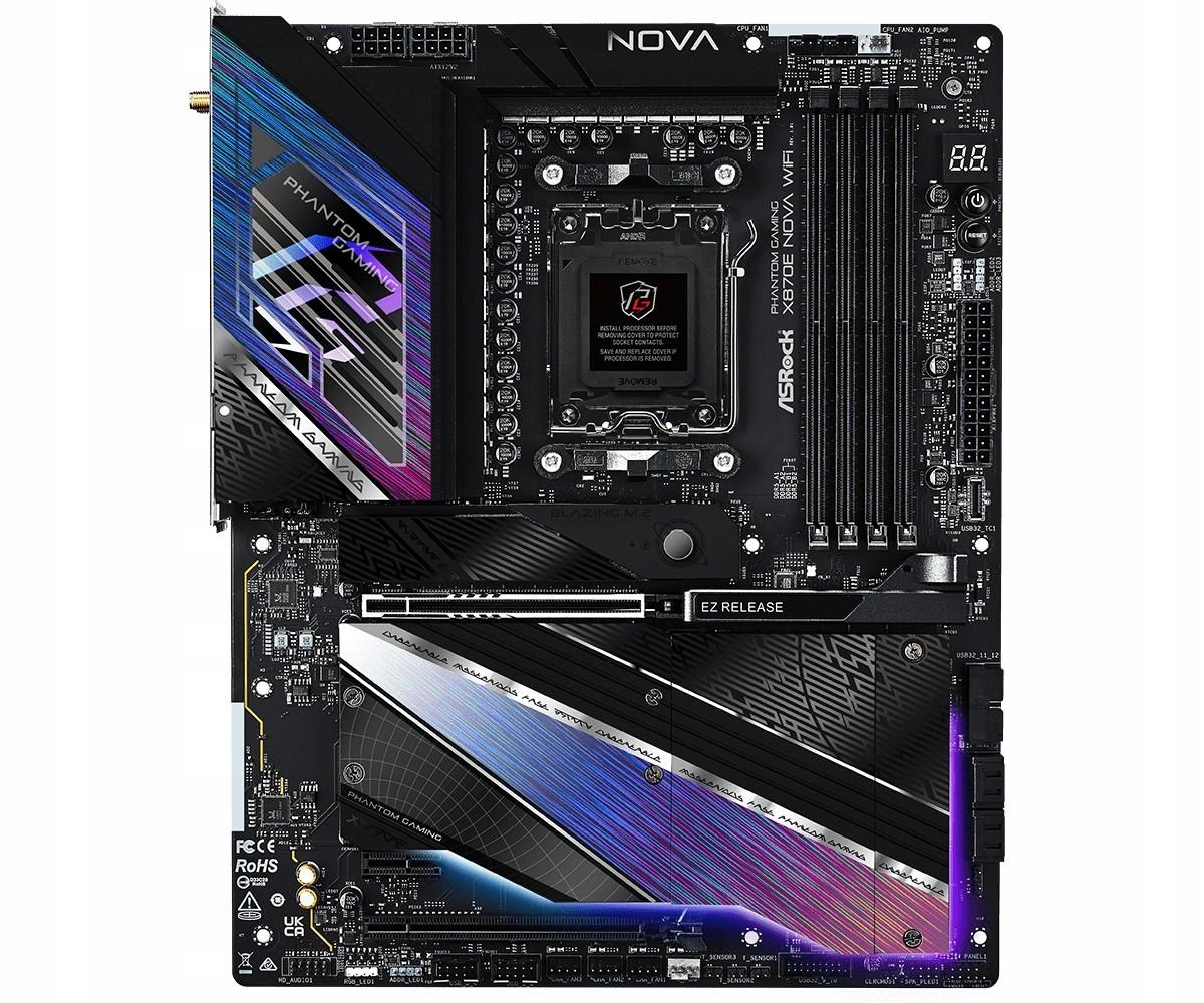 Płyta główna X870E Nova Wifi AM5 4DDR5 M.2 Atx