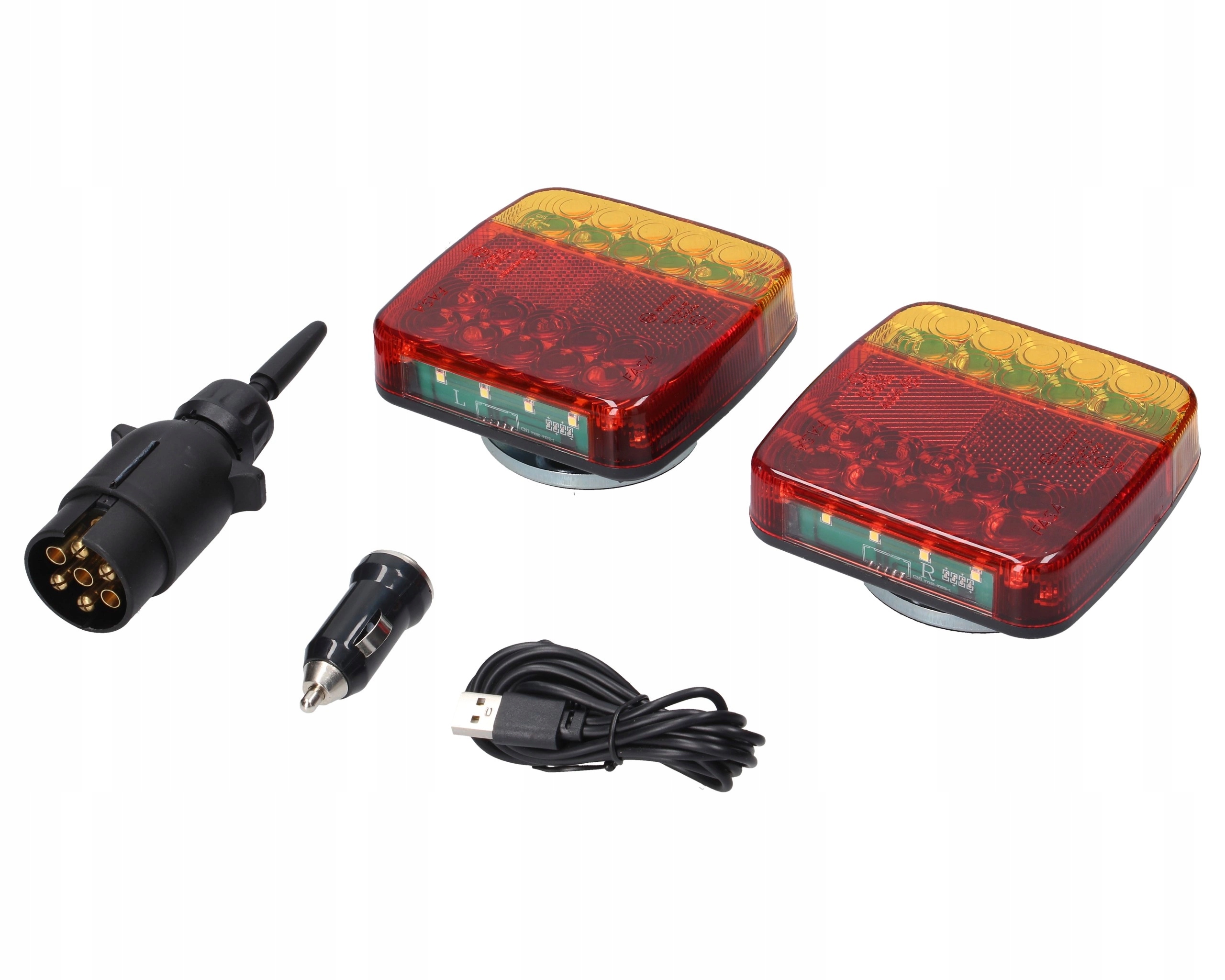 Sada Led lamp pro přívěs na magnet, bezdrátová