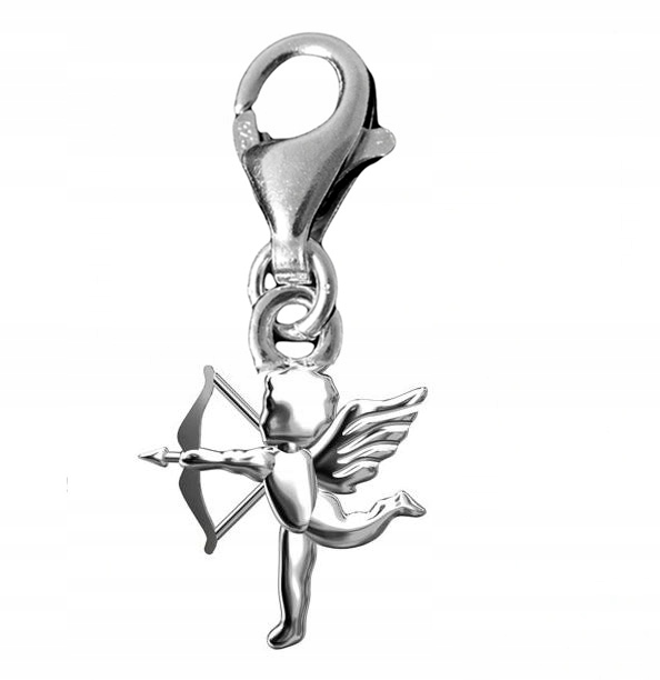 

Charms Amor Amorek Miłość DObransoletki Srebro 925