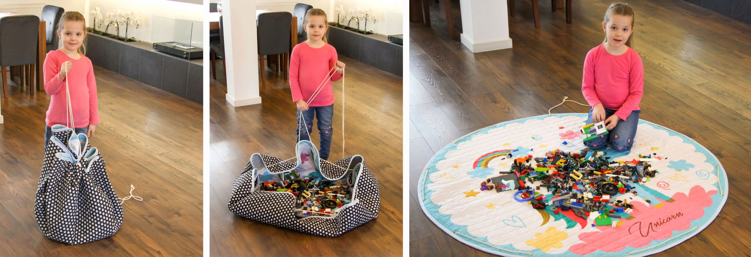 MATA DLA DZIECI I WOREK NA ZABAWKI 2W1-ROBOTY Kod producenta OSM001O