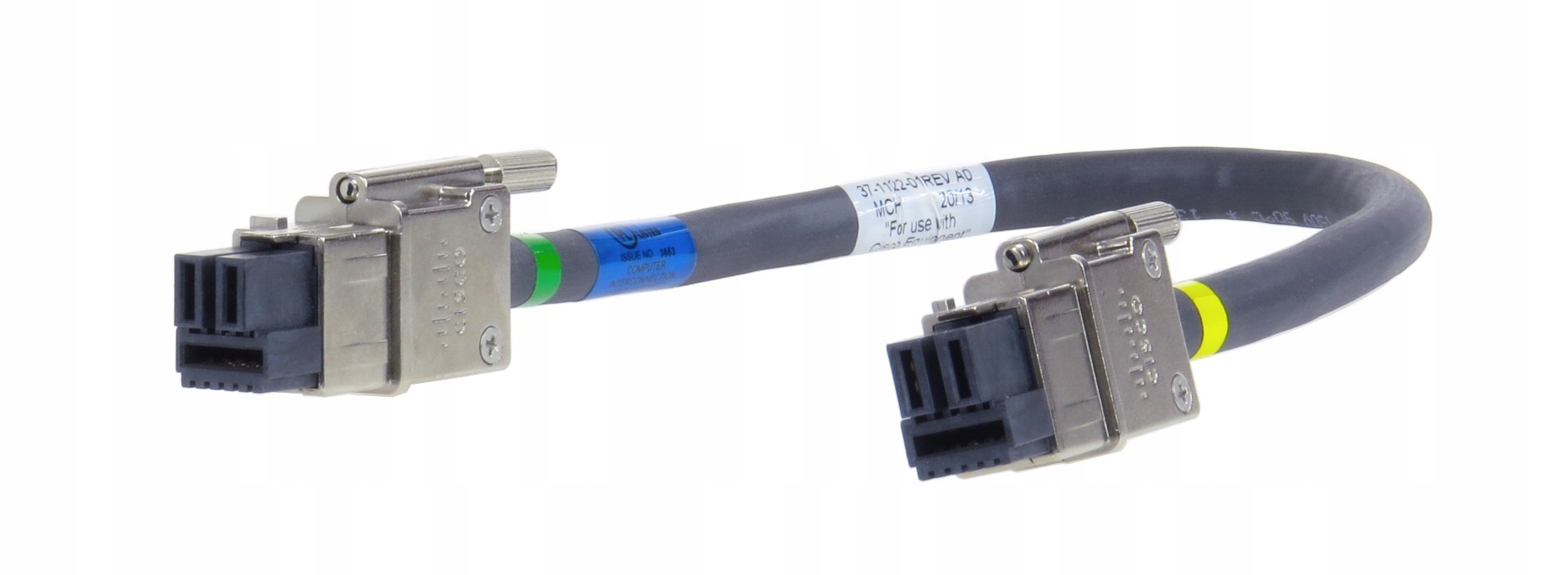 新品！8本　Cisco CAB-SPWR-30CM (37-1122-01) Przewód stackujący Cisco 0,3m CAB-SPWR-30CM, 37-1122-01