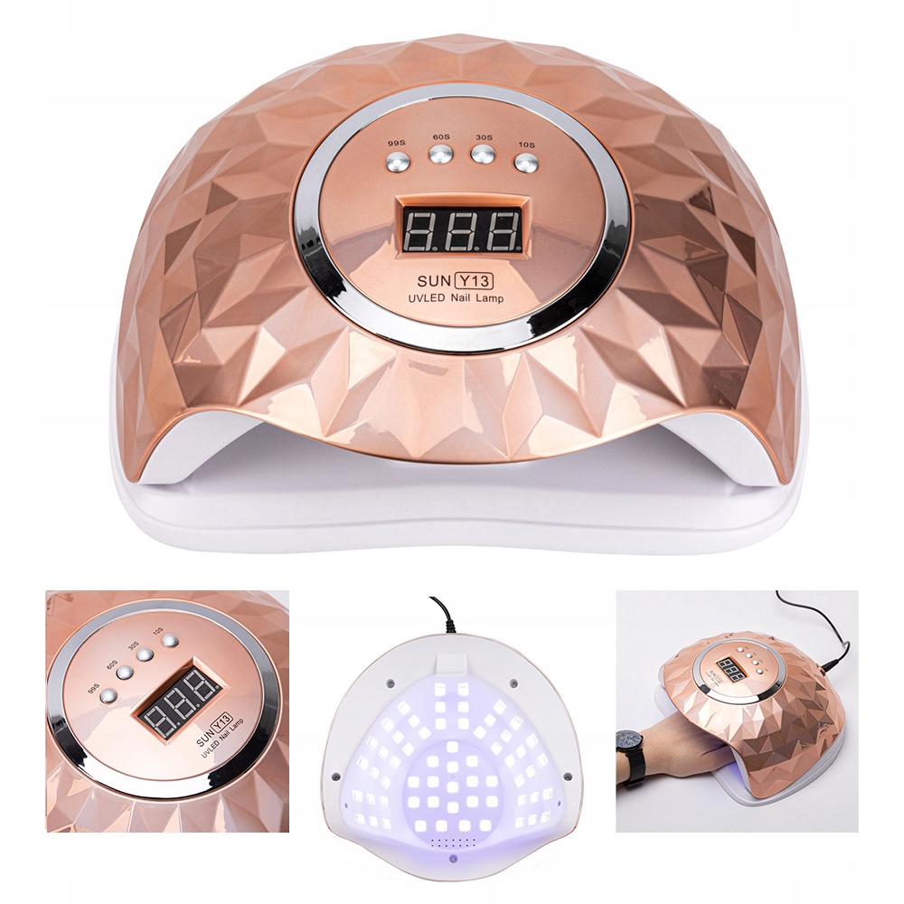 

Lampa Uv/led 248W 60 Diod Hybrydy Żel Mocna Złota