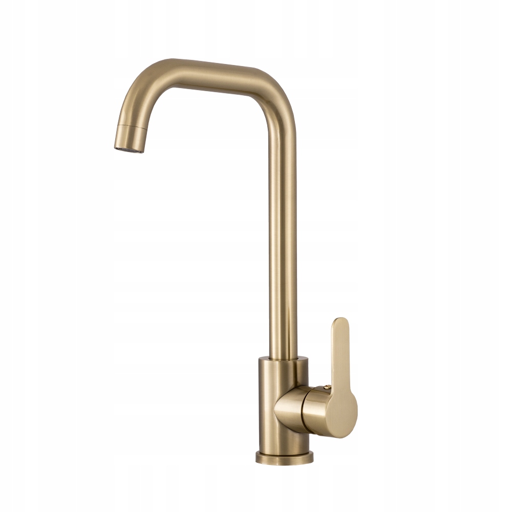 Kuchynská batéria z brúsenej zlatej ocele