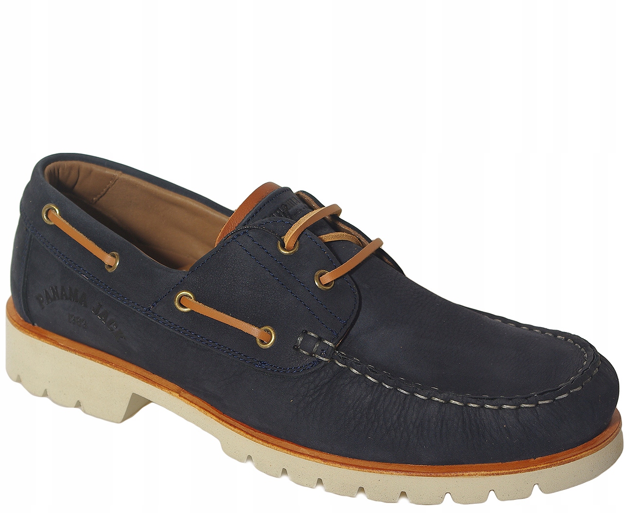 Panama Jack Boat C12 polobotky nobuck marino navy 43