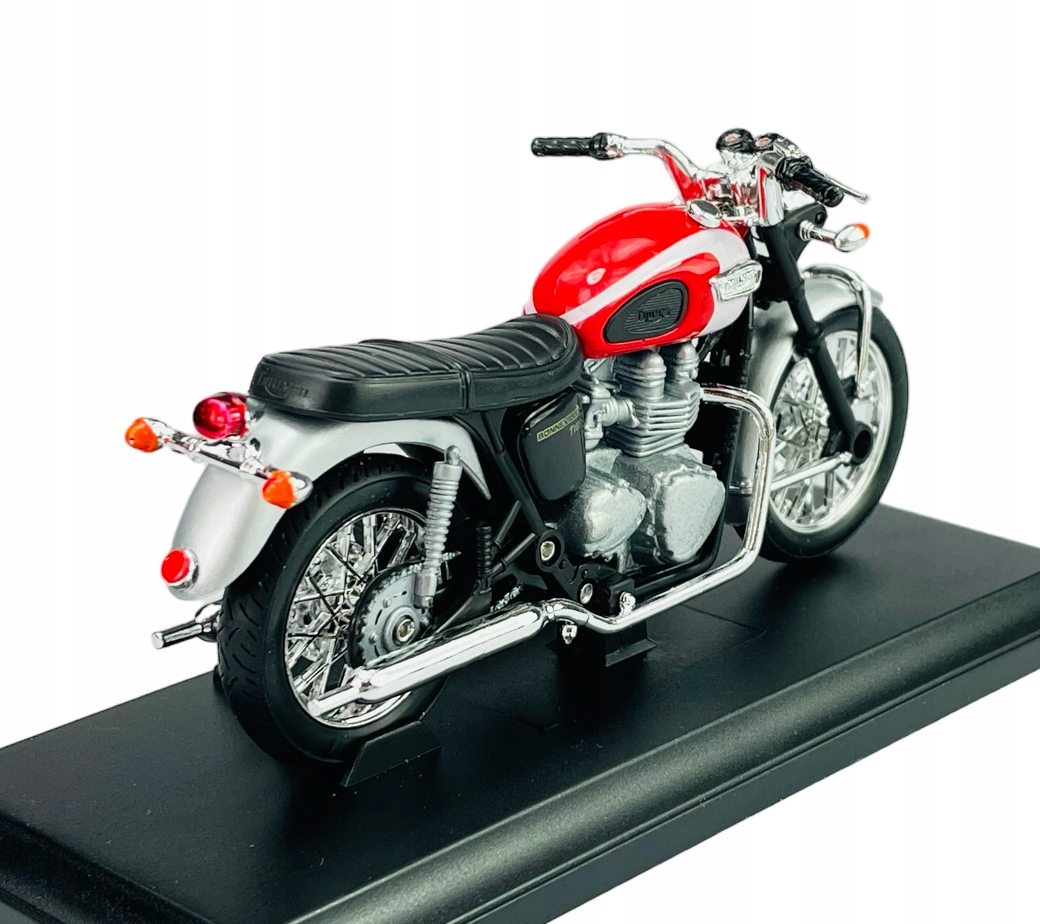 WELLY '02 TRIUMPH BONNEVILLE T100 1:18 MOTOCYKL NOWY MODEL 12172 Marka Welly