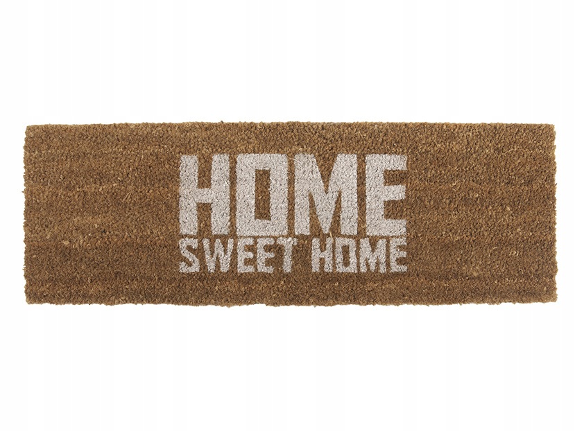 Kokosová Rohožka Pod Dveře Obdélníková S Nápisem Home Sweet 75 x 26 x 2