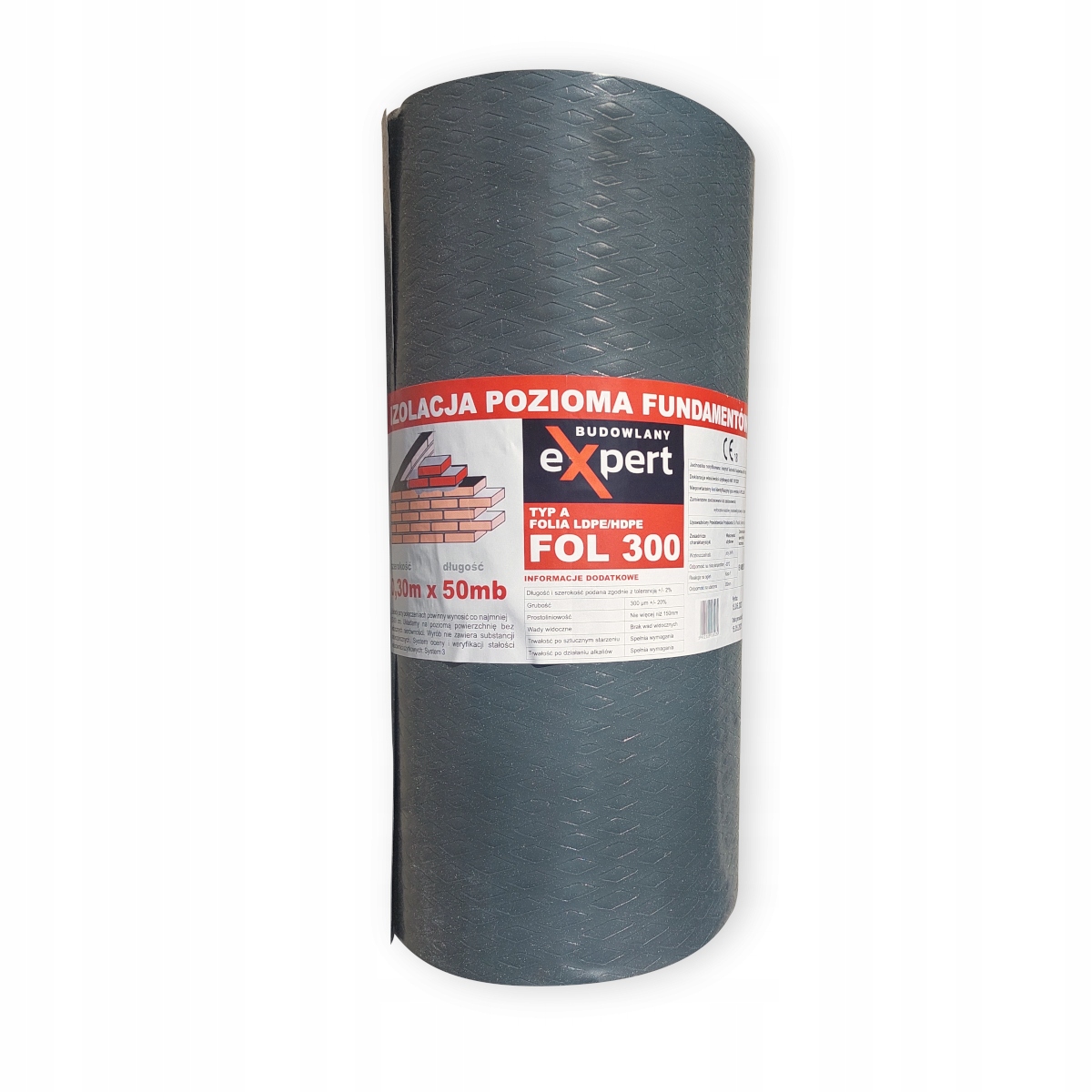 IZOLACJA POZIOMA DO FUNDAMENTÓW MURŁATY ATEST -OWANA FOLIA FUNDAMENTOWA 0,3 Marka Budowlany Expert