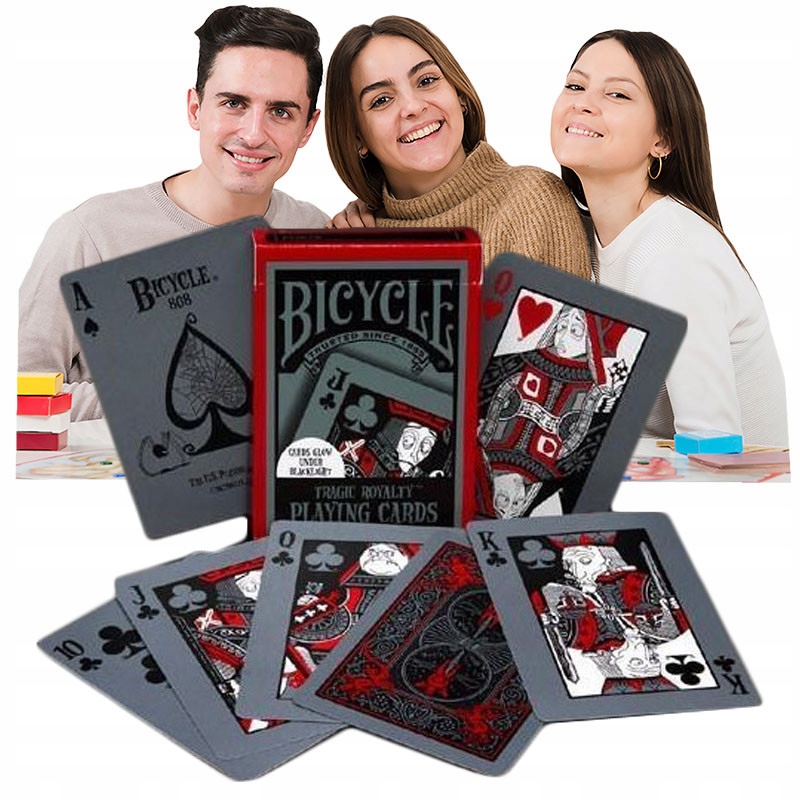 Karty do Gry BICYCLE Tragic Royality WYSOKA JAKOŚĆ