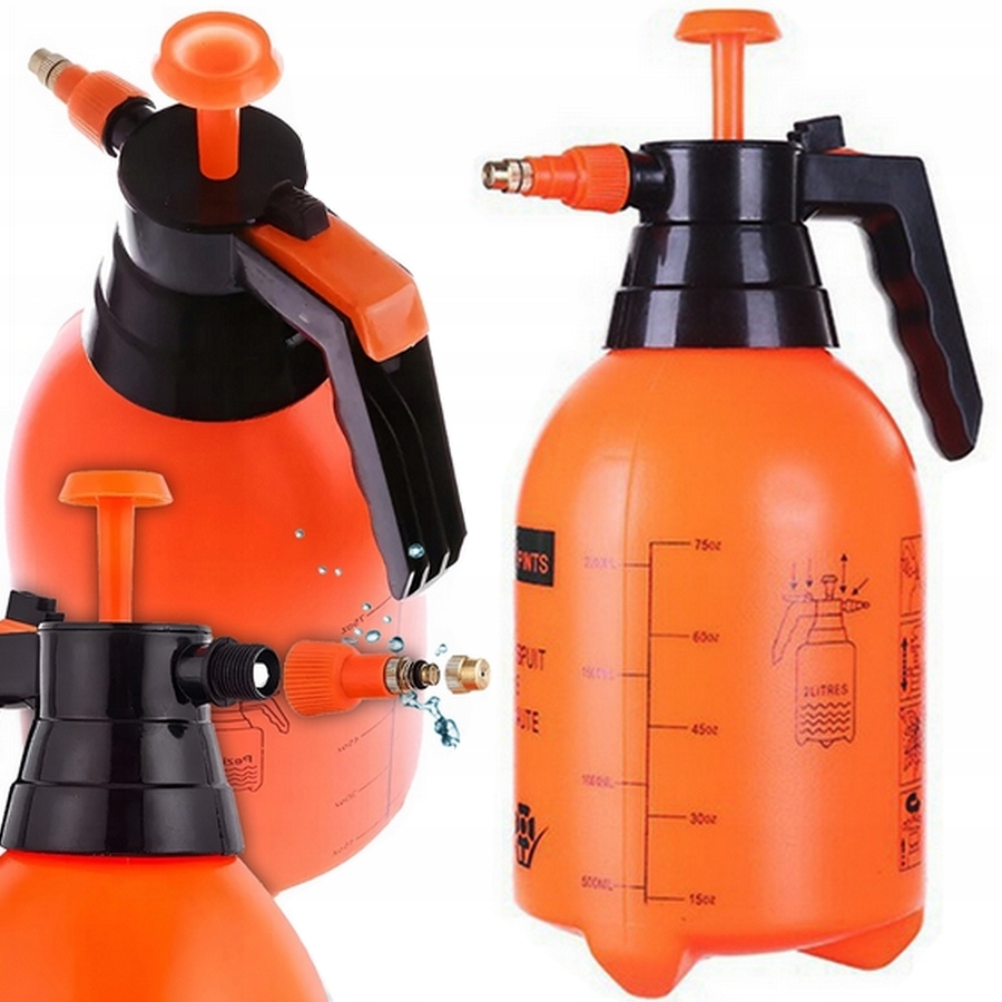 OPRYSKIWACZ RĘCZNY WYDAJNY OPRYSKIWACZ SZKLARNIOWY OGRODOWY 2 l