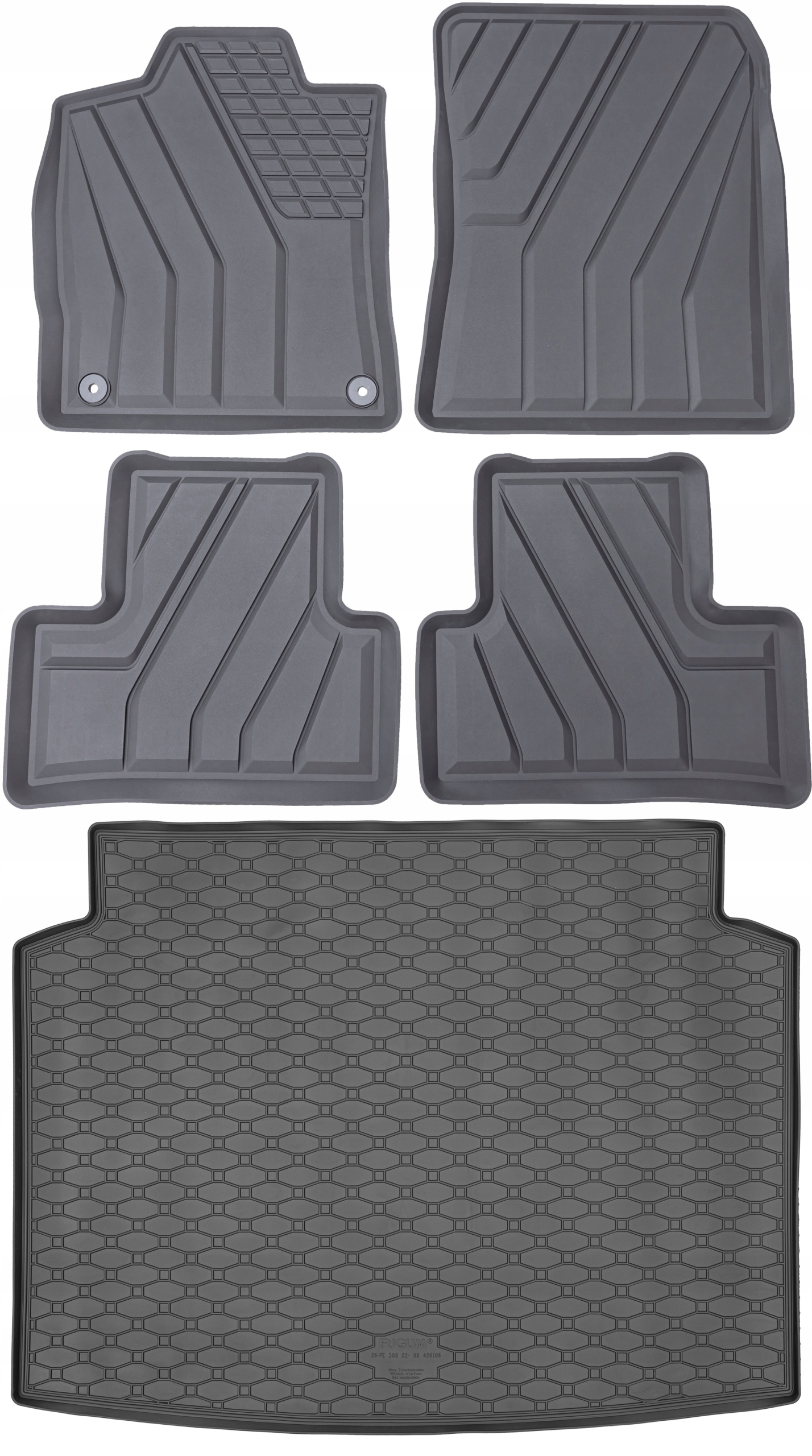 Opel Astra L Hatchback 2022 – rohož batožinového priestoru gumové rohože