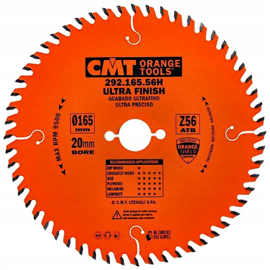 Cmt 292.165.56H Ultra Finish Piła tarcza tnąca pilarska 165x20x2,2mm 56Z
