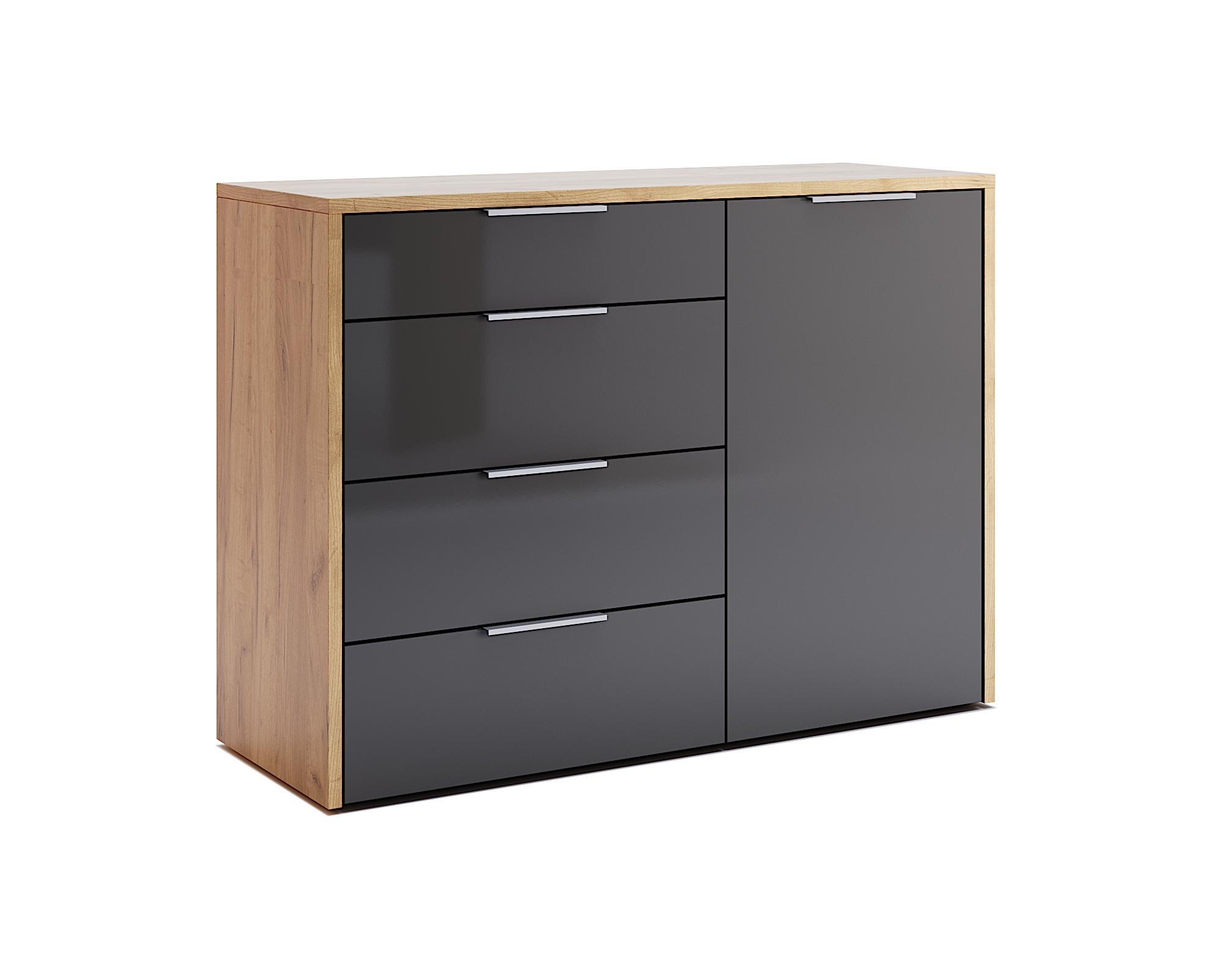 

Komoda Duża Sypialnia Salon Szafka 120cm Na Polysk