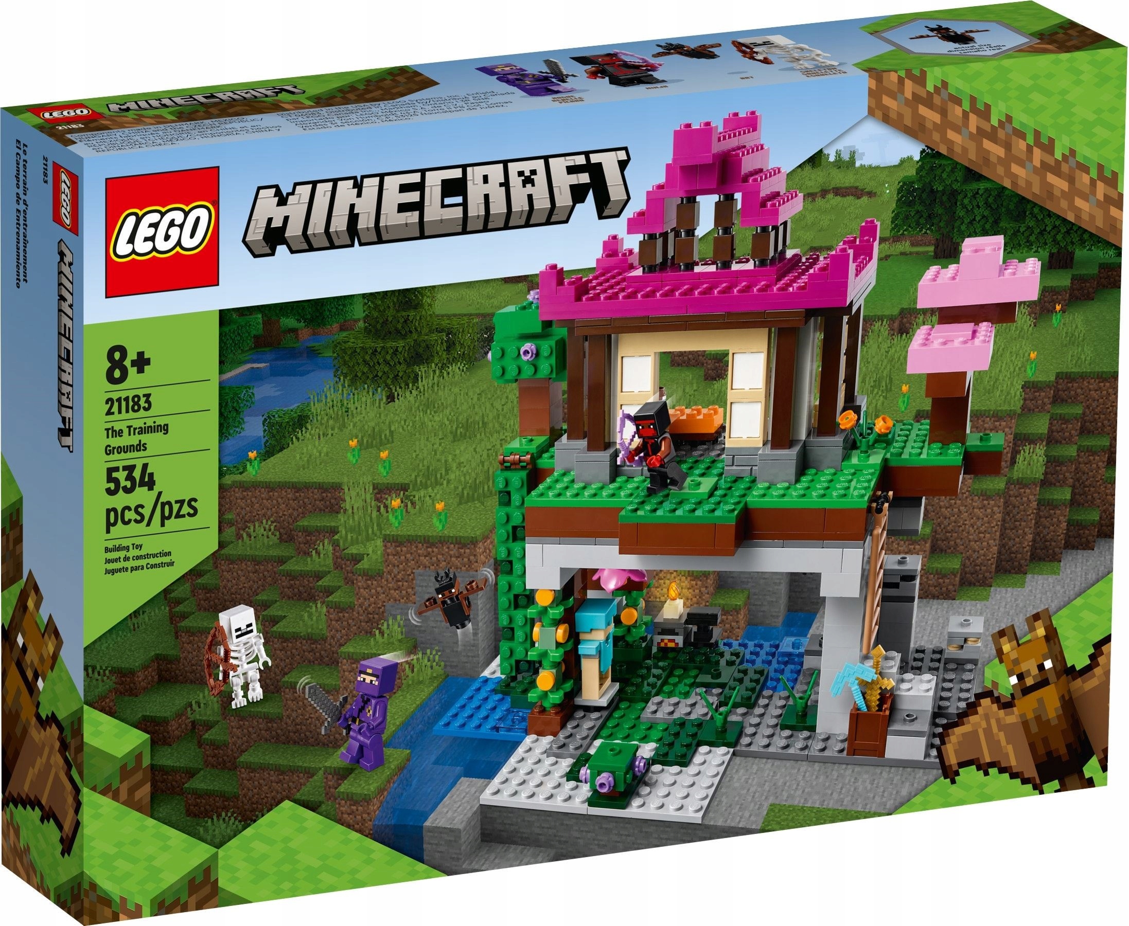 klocki LEGO Minecraft 21183 Teren szkoleniowy Marka LEGO