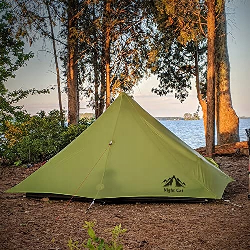 NIGHT CAT Plecakowy Namiot Ultralekki Wodoodporny Dla 1-2 Osób Camping — miniatura 5