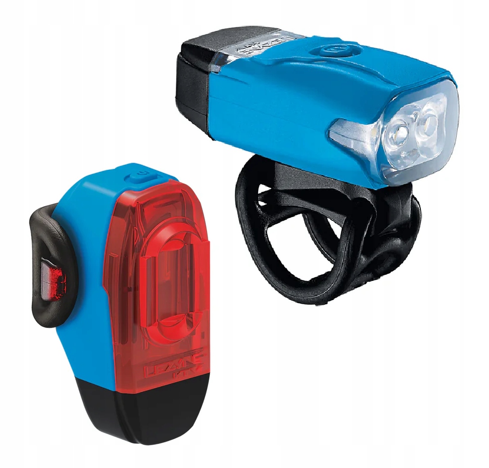 Zestaw Lampka przednia 200 lum i tylna 10 lum Lezyne Ktv Drive blue Led