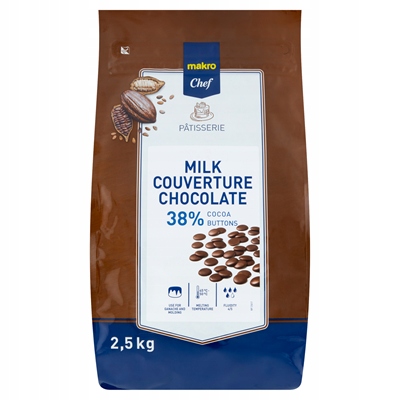 Levně Hrášek z mléčné Čokoláda 2,5 kg makro Chef