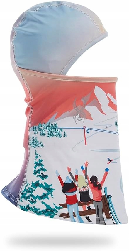 Kominiarka Zimowa Spyder Frost Damska Klasyczna Beanie Ciepła Logo Spyder