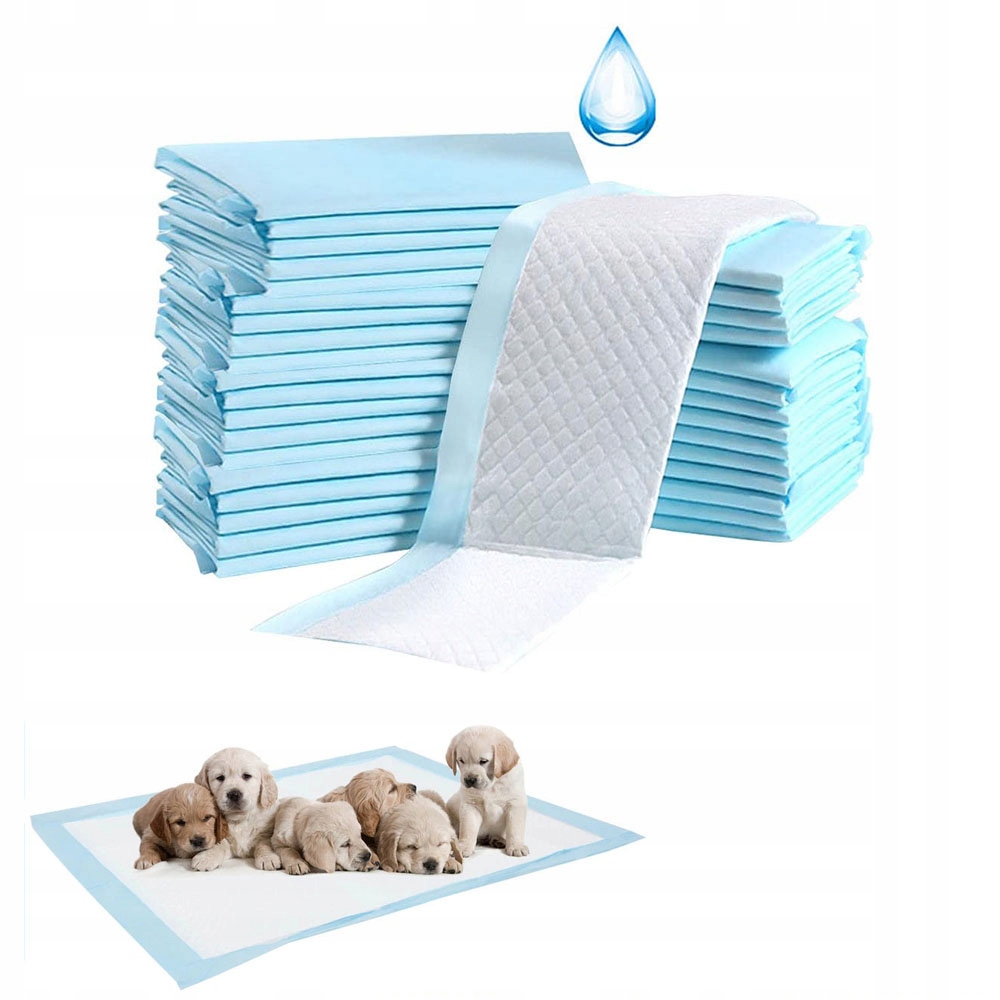 100 Ks Podložek Pro Psa Štěňata Učící podložky pro psy Na Jedno Použití