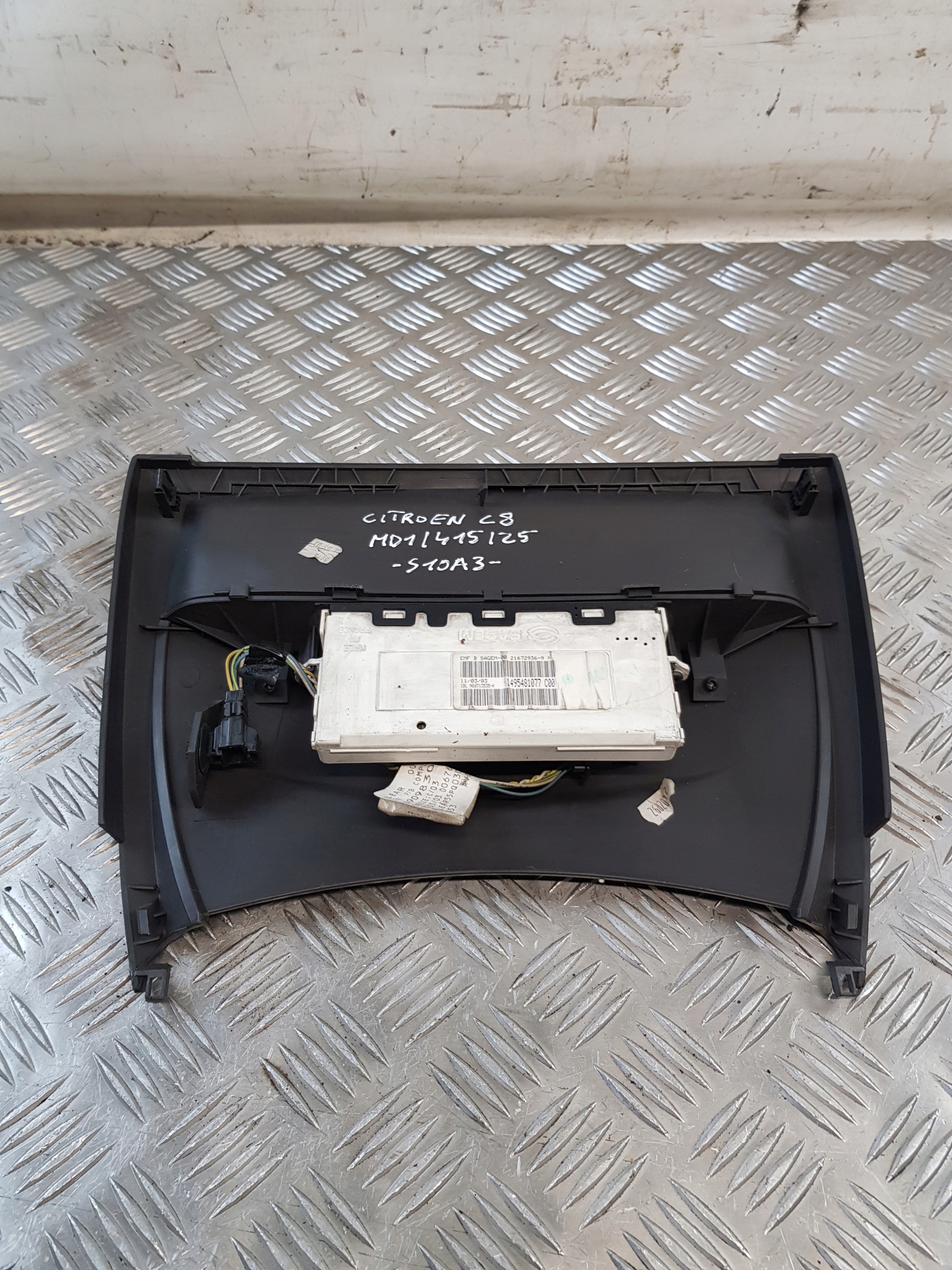 display RADIA OE 1495481077 CITROEN C8
