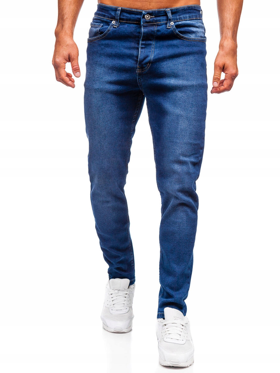 Pánské Džínové Kalhoty Regular Fit Tmavě Modré 6710 DENLEY_31/M