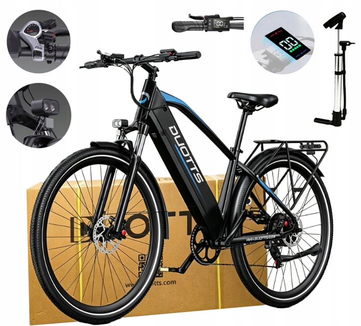 Elektrokolo Duotts C29 Max 48V18AH 250W 65NM120KM olejová brzda 29"