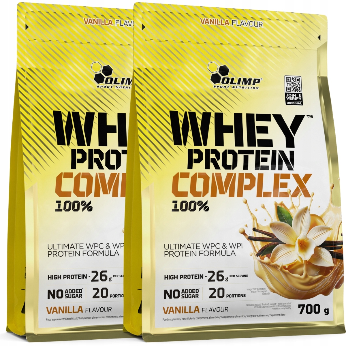 Olimp Whey Protein Complex 1400g Wpc Protein Wpi 2x700g Vanilka