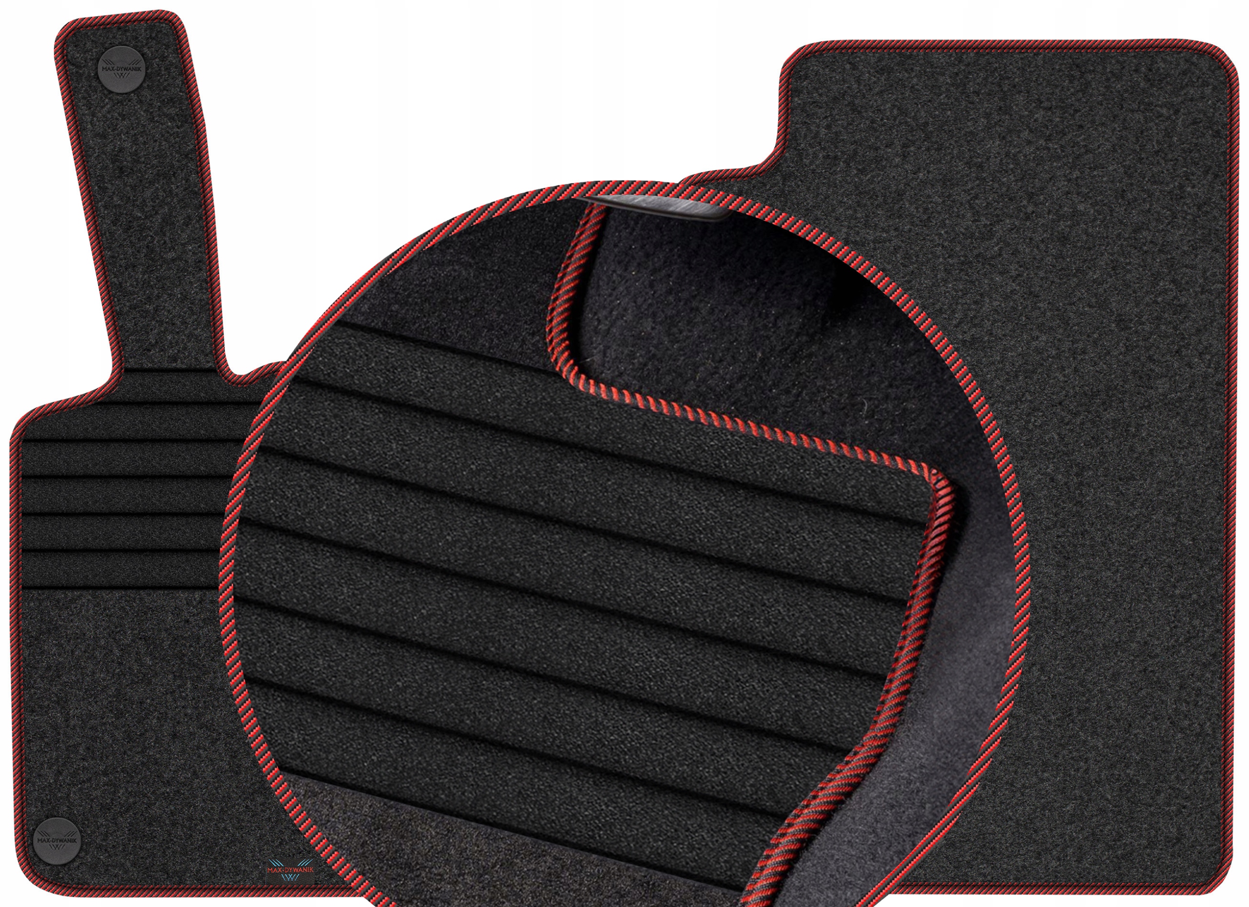 Velurové autokoberce pro Smart Fortwo II 2007-2013